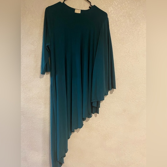 Ladies Zadie B’s Gianni Forest Green Top (L) and Skirt (XL) - Picture 2 of 9